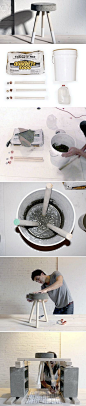 DIY : Concrete Stool: 