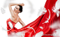 红裙美女 - iMS素材共享平台|Arting365 - 分享，发现好素材