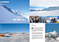 雪山旅游画册设计图片
