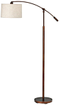 Kichler Cantilever Copper Bronze Finish Floor Lamp | LampsPlus.com   or this by couch