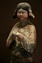 #西安大唐西市博物馆#唐代彩绘侍女俑现在走在街上看谁都是一副陶俑面孔我是浪出毛病了！