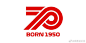 一级方程式赛车 Formula1 推出 70 周年纪念 LOGO。#求是爱设计# ​​​​