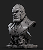 Thanos bust, smile _z : The latest portrait exercises, very much like Thanos.