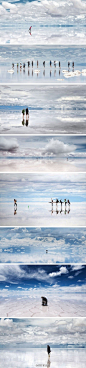 乌尤尼盐沼，世上最大的镜子。