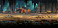 Side-Scrolling_Lake cave, H J W