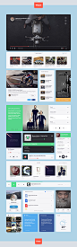 Kauf UI Web Kit : Kauf is a UI Web Kit crafted in Photoshop and designed for help you in your next awesome web project. This pack comes with 200+ design elements vector based and 7 categories (Articles, Ecommerce, Forms, Headers, Navigations, Widgets, Ele