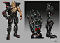 Evolve Tech, TJ Frame : Tech gear I designed for the game EVOLVE. All modeling done by myself unless otherwise noted