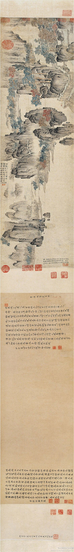 雪狐品牌设计采集到国画（霜染长河）