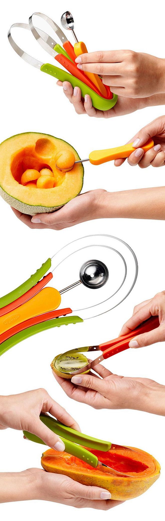 Fruit scoop set with...