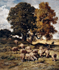 Charles Émile Jacque -- Sheep Grazing