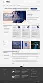 KING PSD Template on Web Design Served #网页#