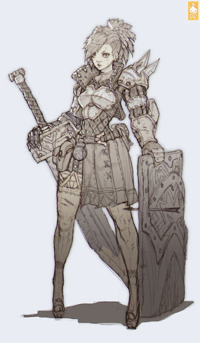 Knight Girl by Zeron...