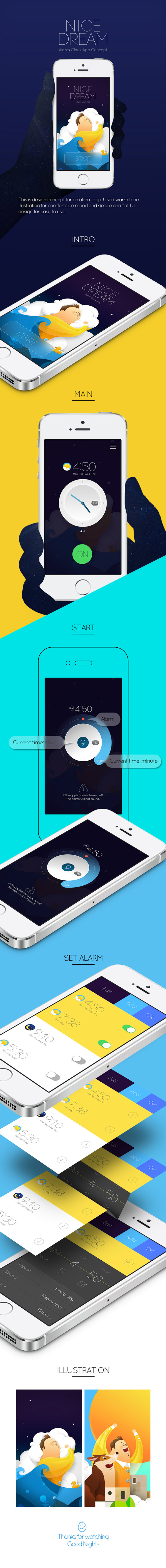 Alarm app Concept / ...
