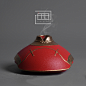 新中式描金陶瓷盘香炉 空间香薰炉子摆件 创意家居礼品香道香器