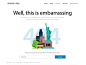 Show + Tell website re-design - 404 