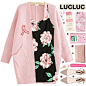 Outerwear: http://www.lucluc.com/lucluc-pink-pockets-loose-cardigan.html?polyvorecontest1010

Dress: http://www.lucluc.com/lucluc-black-floral-pattern-dress.html?selmagorath

@lucluc #breastcancerawareness #love #pinkandblack #cardigan #HowToWear #lucluc