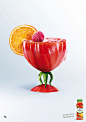 国外蔬菜汁饮料创意广告欣赏