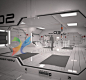 3dmax科幻未来室内实验室三维动画高精度模型3d机舱模型