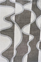 地毯Contemporary Innovations Grey Squiggle Rectangular Rug IN-10