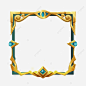 Game Avatar Frame White Transparent, Game Avatar Frame Metal Border, Avatar Frame, Frame, Game PNG Image For Free Download