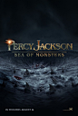 《波西·杰克逊与神火之盗》的续集《波西·杰克逊与魔兽之海》海报设计 #采集大赛#