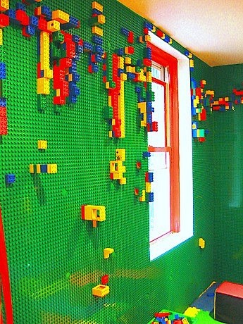 创意 墙面 积木 儿童房 