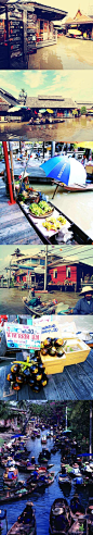 曼谷水上市场是当地重要的商业中心。因为河道密集如织而被称为“东方威尼斯”。这里也是闻名世界的泰国旅游胜地，存在着严重的游客过多的问题。湄南河上缓缓而行的大型运米船和穿梭往来的“长尾船”时时提醒人们这里曾有过的浓浓水乡风情。