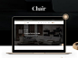 Chair 室内、家具、建筑等网站设计模板 :  