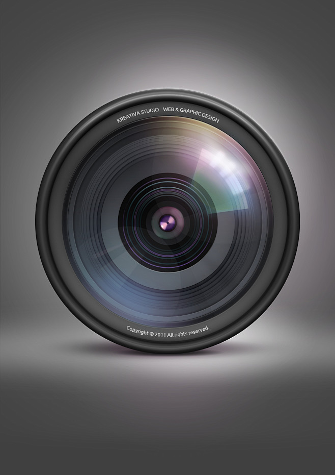 icon 相机镜头  camera 羚