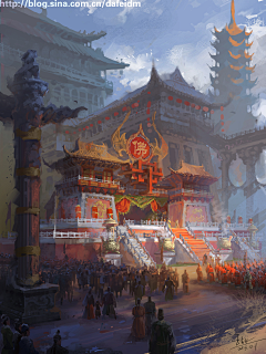 子新Grace采集到原画场景(中国风)