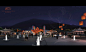 南湖孔明灯广场（景区主入口广场方案一）设计方案夜景效果表现