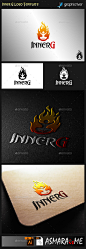 Inner G - Human Fire Energy Logo - Humans Logo Templates