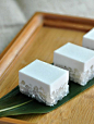 Sago coconut milk cake | Japanese Sweet | Pinterest