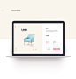 Nona Home E-commerce Website : Minimalistic UI/UX design with clean and easy interface for Nona home website. 