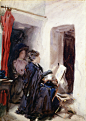 The Athenaeum - Miss Sargent Sketching (John Singer Sargent - )