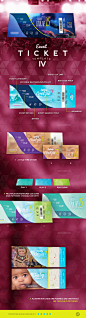 Event Ticket Templates IV : Here, the fourth of our famous ticket template releases. Enjoy :)