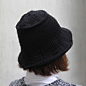 2013新品 韩国进口冬季帽子 针织潮帽黑色百搭 floppy hat