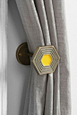 Magical Thinking Textured Hexagon Curtain Tie-Back #urbanoutfitters