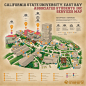 California State University, East Bay - Campus Map on Behance