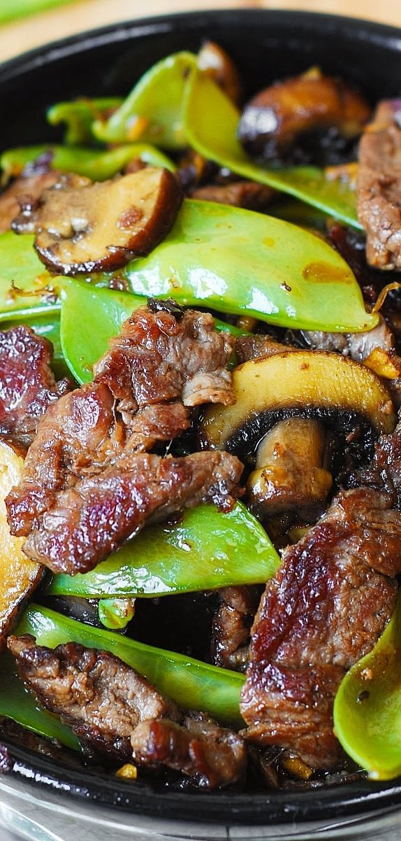 Asian Beef with Mush...