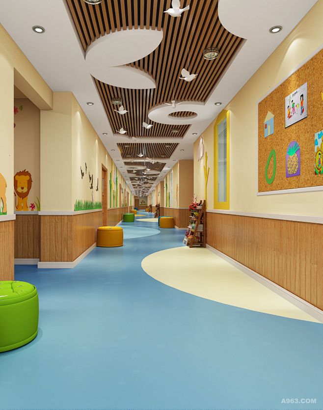 烟台某公办幼儿园室内设计 - 文化空间 ...