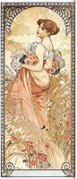 阿尔丰斯·穆夏（Alphonse Maria Mucha，1860-1939） -- TOPIT.ME 收录优美图片 #采集大赛#