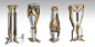Alien Pillars, Joe Marquis : Alien pillar variations using fish skulls as form language reference