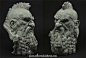Dwarf Bust - sculpture, Scibor Teleszynski : Dwarf Bust - from sculpture to painted cast :)