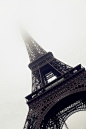 巴黎铁塔 雾霾