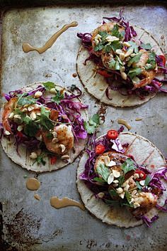 Thai Shrimp Tacos