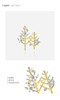 HEFANG Jewelry/何方珠宝 雪树胸针 925纯银女简约个性扣别针配饰-tmall.com天猫