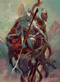 Sariel, Angel of the Waning Moon, Peter Mohrbacher : Part of my fallen angel series from www.angelarium.net