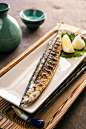 Grilled Sanma 秋刀魚の塩焼き