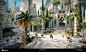 Assassin's Creed Odyssey : Judgment of Atlantis - Doma of Ampheres, Vincent Gros : Here are some screenshots of the level art I did for the Doma of Ampheres area, in the  Judgment of Atlantis episode.

It is one of the three city district, featuring a mai